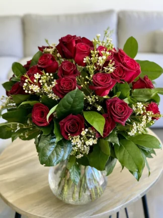 The best gift ever two dozen red roses