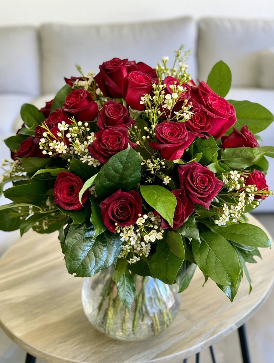 The best gift ever two dozen red roses