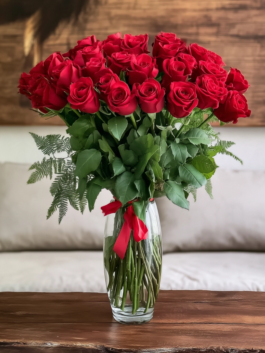 Classic Two Dozen Red Roses