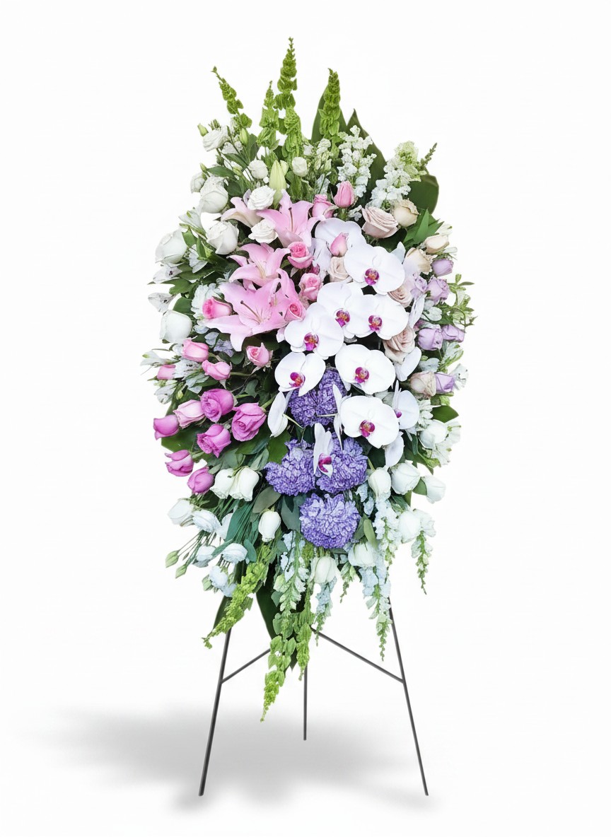 Elegant Funeral Standing Spray