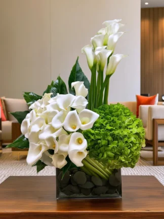 calla lilies flower arrangement coral springs