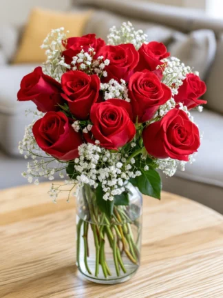 dozen red roses coral springs