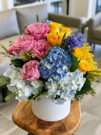 spring flower arrangement coral springs