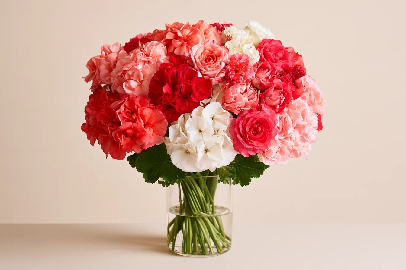 4th Anniversary – Geraniums